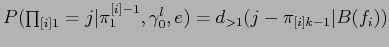 $\displaystyle \times\prod_{j=1}^{m}t(f_{j}\vert e_{a_{j}})d(j\vert a_{j},l,m)$