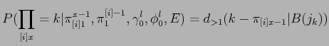 $\displaystyle \times\prod_{k=1}^{m}t(j_{k}\vert e_{a_{k}})d(k\vert a_{k},m,l)$