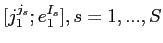 $\displaystyle \hat{p}(j\vert e) = \frac{A(j,e)}{\sum_{\acute{f}}A(j^{\prime},e)}$